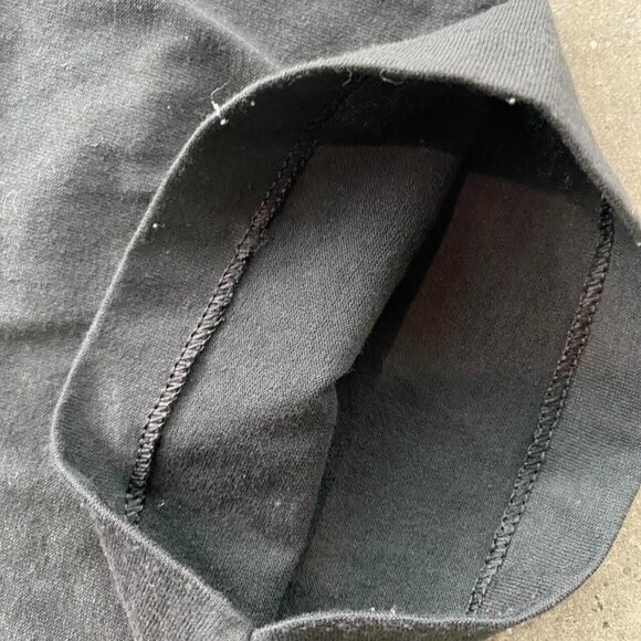 Vintage 90s Florida Palm Tree Black Graphic Tee Shirt Single Stitch Extra Large - Picture 4 of 7